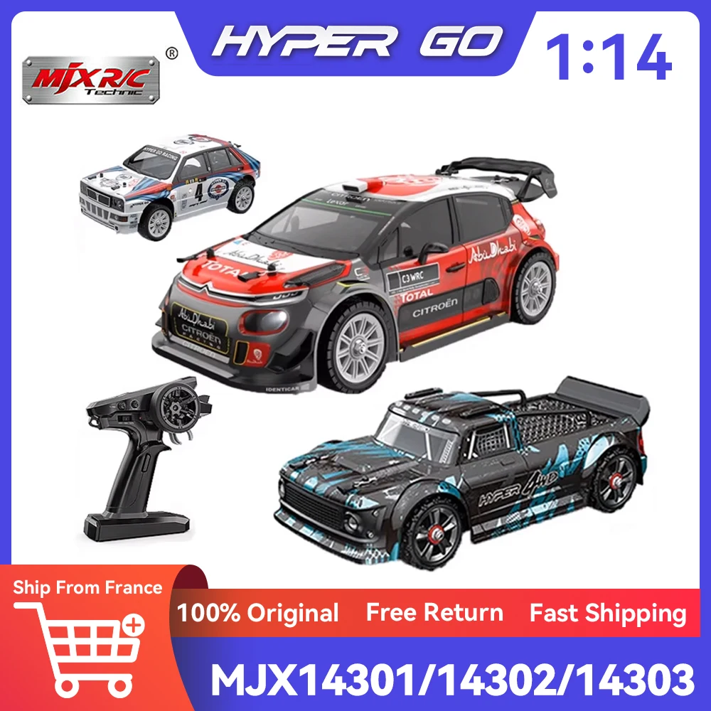 MJX Hyper Go 14301/14302/14303 1/14 2.4G Sport Drift RC Auto 42 km/h 4WD Brushless Modelli di Veicoli Ad Alta Velocità Adatto per Principianti