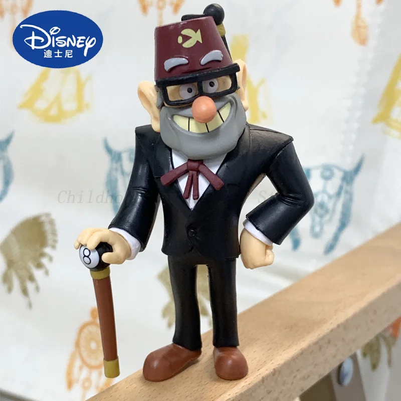 Kawaii Disney Gravity Falls Bill Cipher Bill Cipher Grunkle Stan Action Figure Toys Anime Dolls Desktop Ornaments Christmas Gift