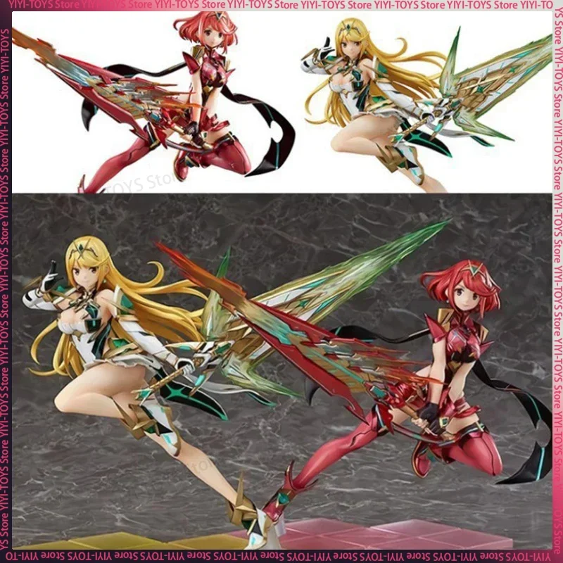 Xenoblade 2 Chronicles Anime Figure Mythra Pyra Action Figures Anime Figure Model Collect Children Model Birthday Gift