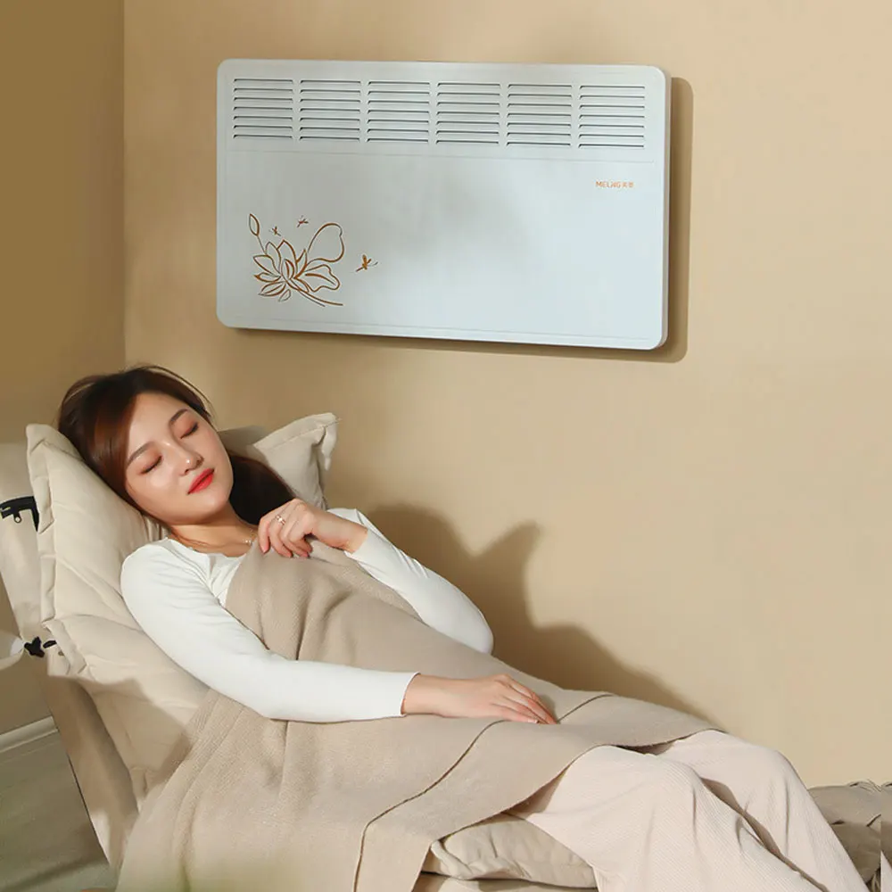 Riscaldatore domestico risparmio energetico casa e bagno circolazione a convezione muta impermeabile a doppio uso calore rapido