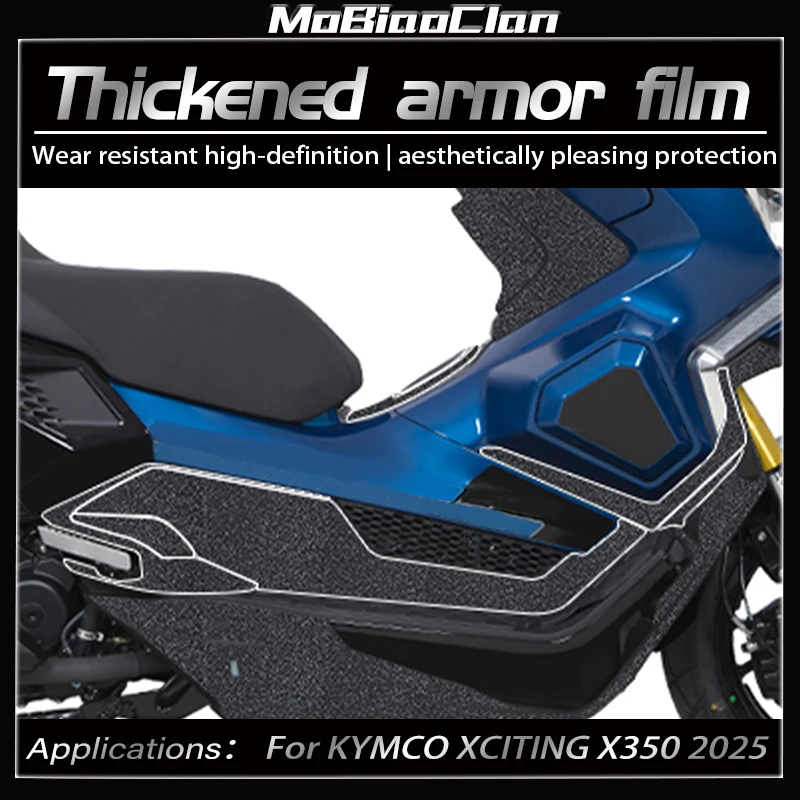For KYMCO XCITING X350 XcitingX350 2025 Motorcycle Thickened armor stickers protective film stickers modified accessories