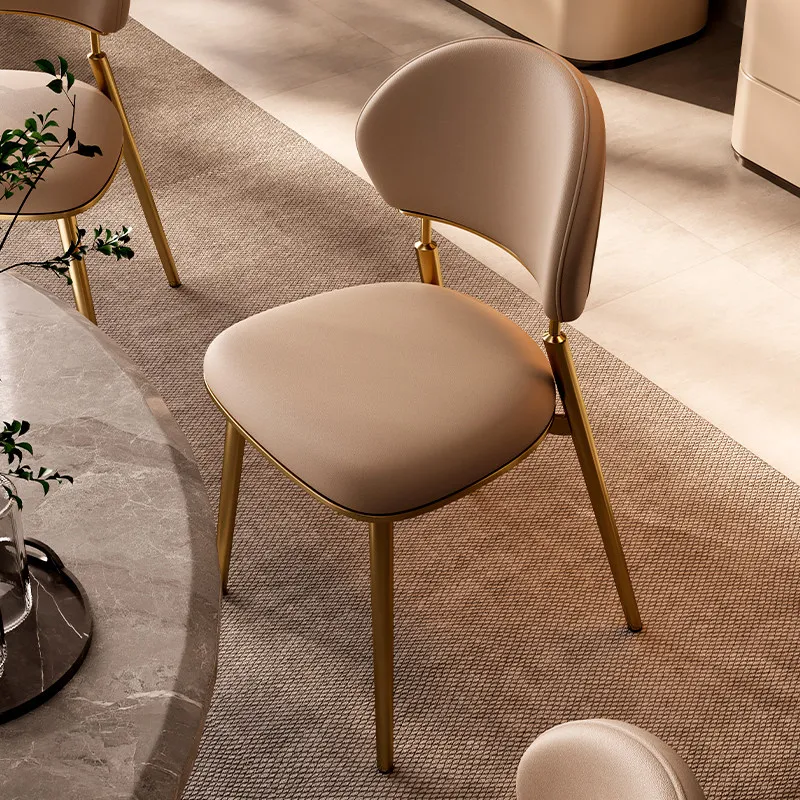 Sillas de Comedor para Hotel Hiroshima, Respaldo Elegante, Sillas Altas para Conferencias, Comedor, Oficina, Juegos, Silla de Comedor, Muebles