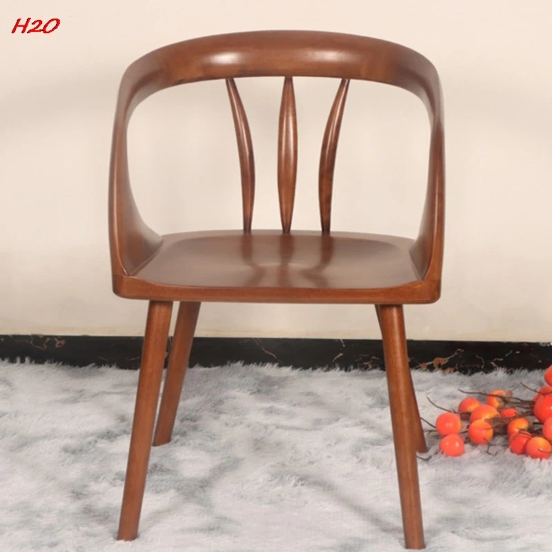 

H2O HOUSE Vintage Tea Chair, Coffee Chair Nordic Home Armrest Backrest Circular Chair Designer's Creative Space Cabin Chair