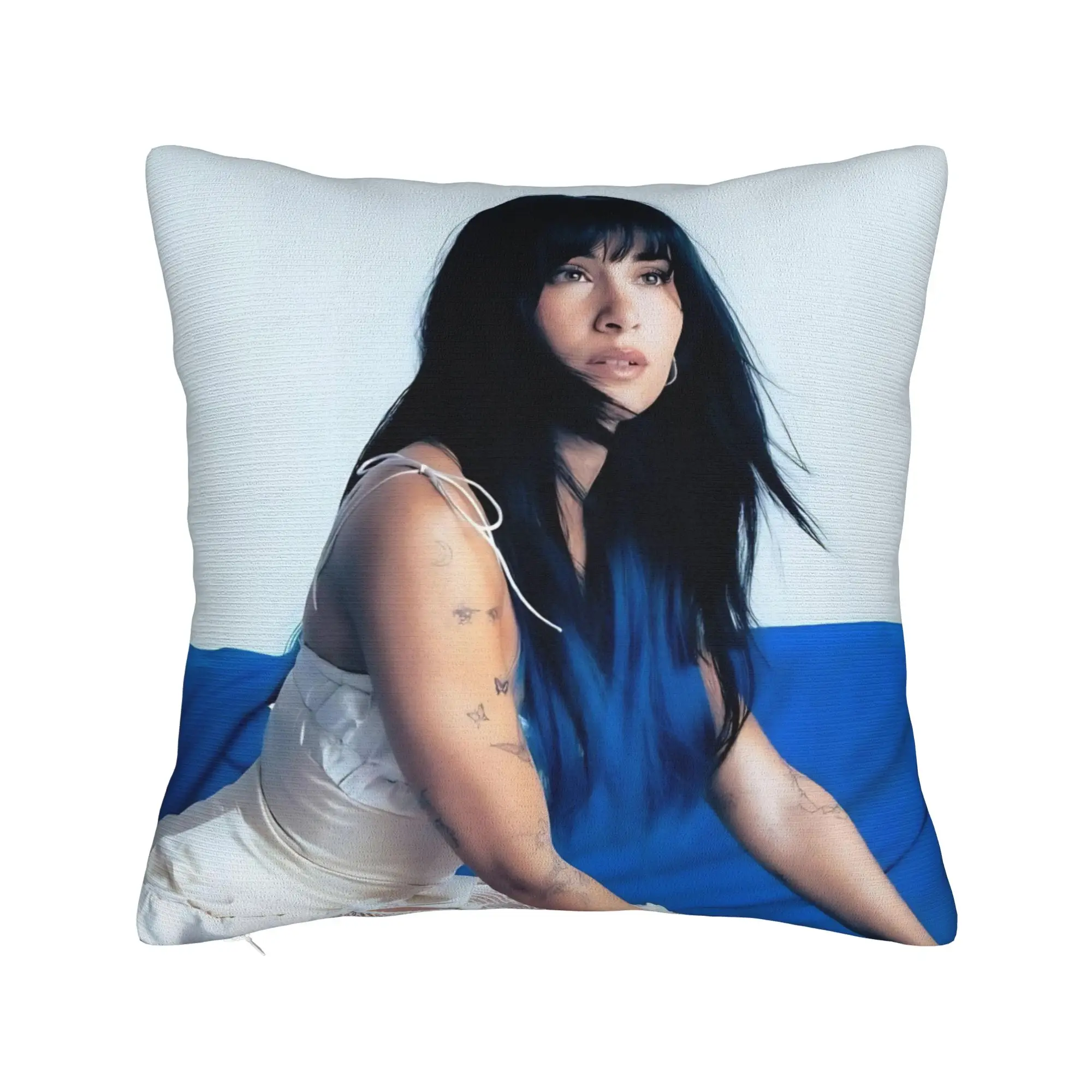 

Singer Aitana Cuarto Azul Pillowcase Accessories Printed Cushion Cover Decoration Pillow Case Cover Home Multi Size
