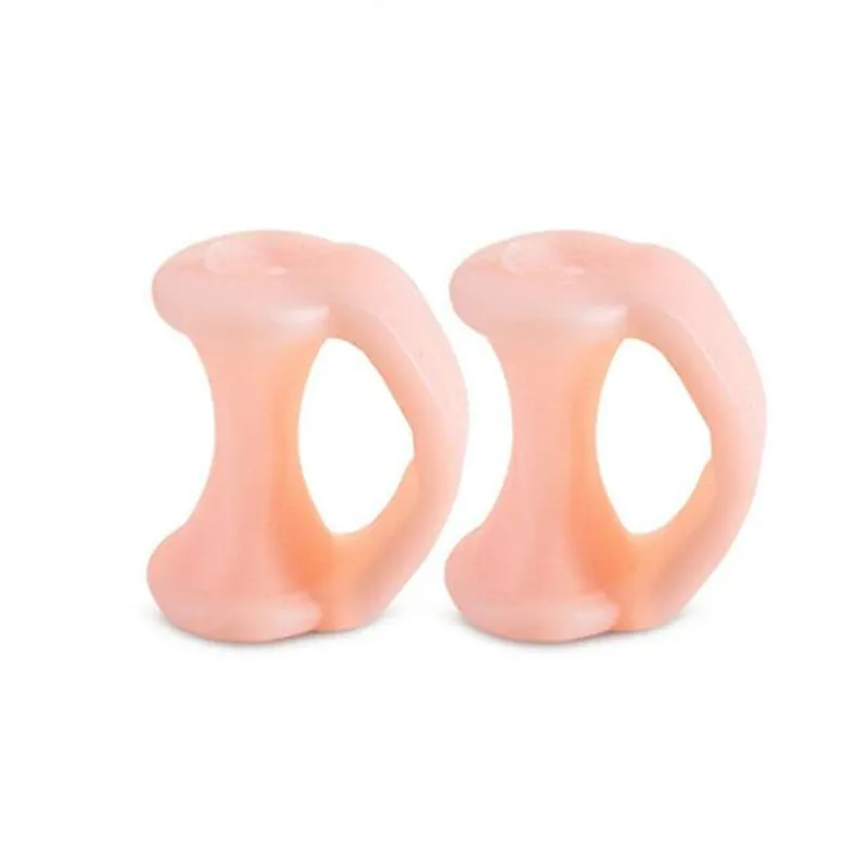 1Pair Separator Finger Feet Care Protector Silicone Toe Orthopedic Products Bunion Corrector Hallux Valgus For Pedicure