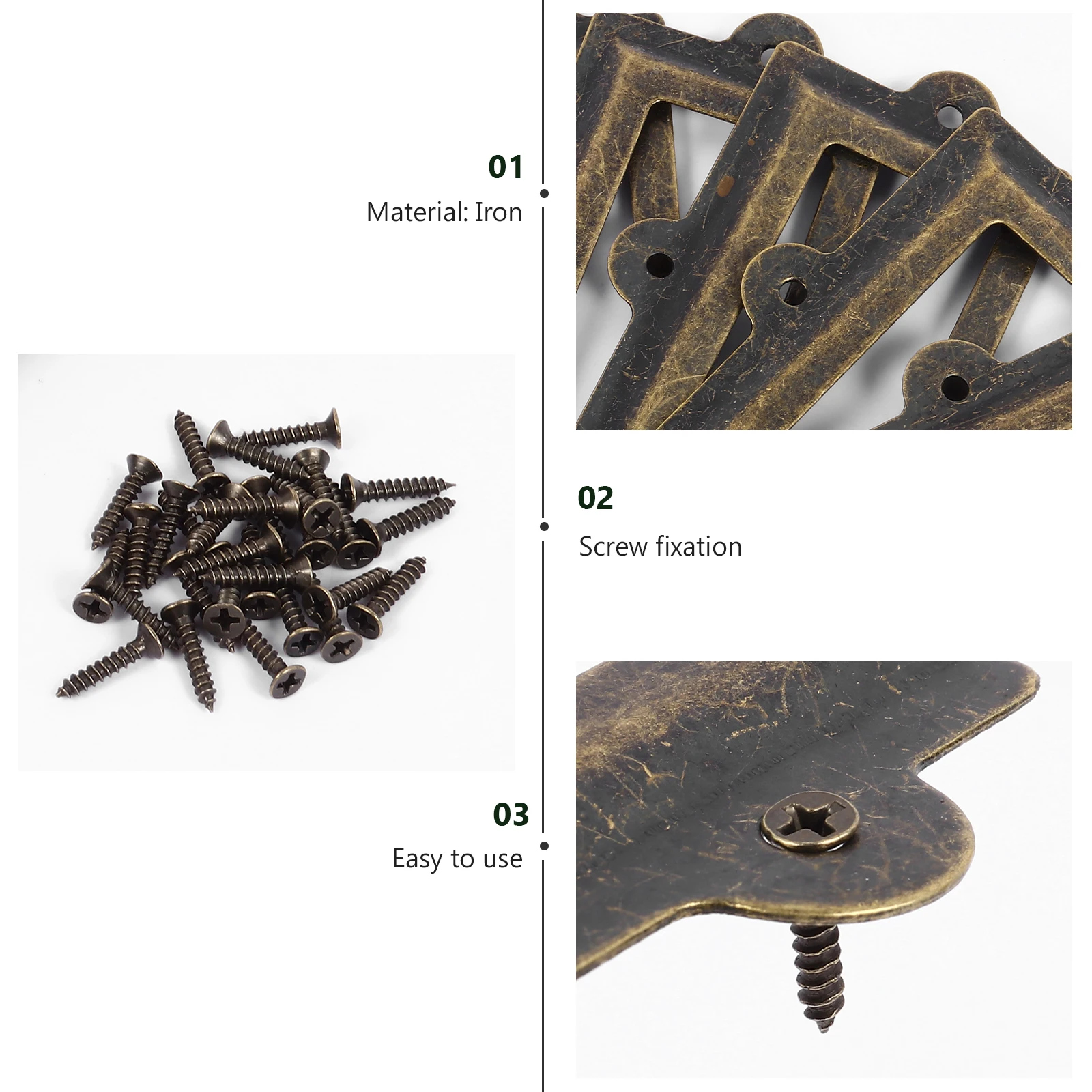 

10Pcs Drawer Frame Metal Pull Holder Medicine Chest Label Frame File Name Cabinet Wood Medicine Box Vintage Iron Home Decor