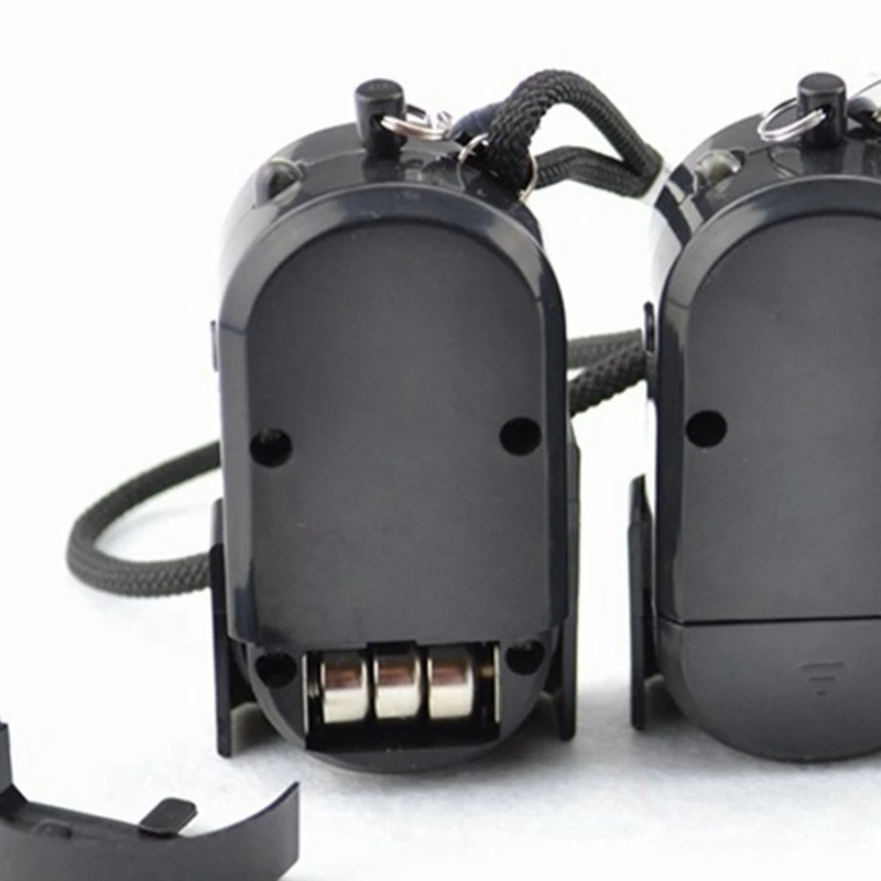 2 PCS Camping Travel Portable Mini PIR Infrared Motion Sensor Black Plastic 120DB Wireless Home Security Anti-Theft