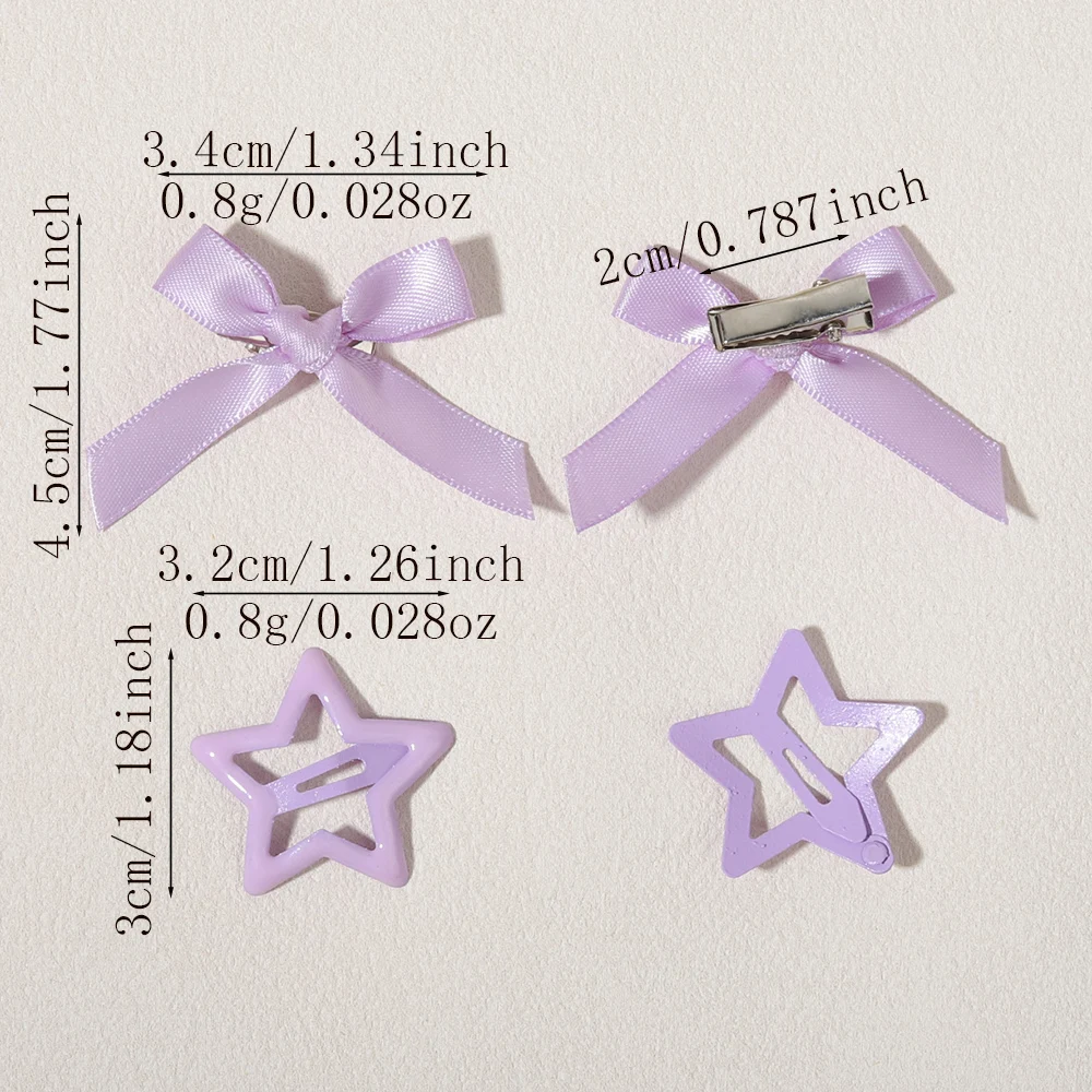 1 Lot Mini Solid Color Bow Clip Children and Girls To Wear At Parties on A Daily Basis Popular Hair Accessory Gift for Girls