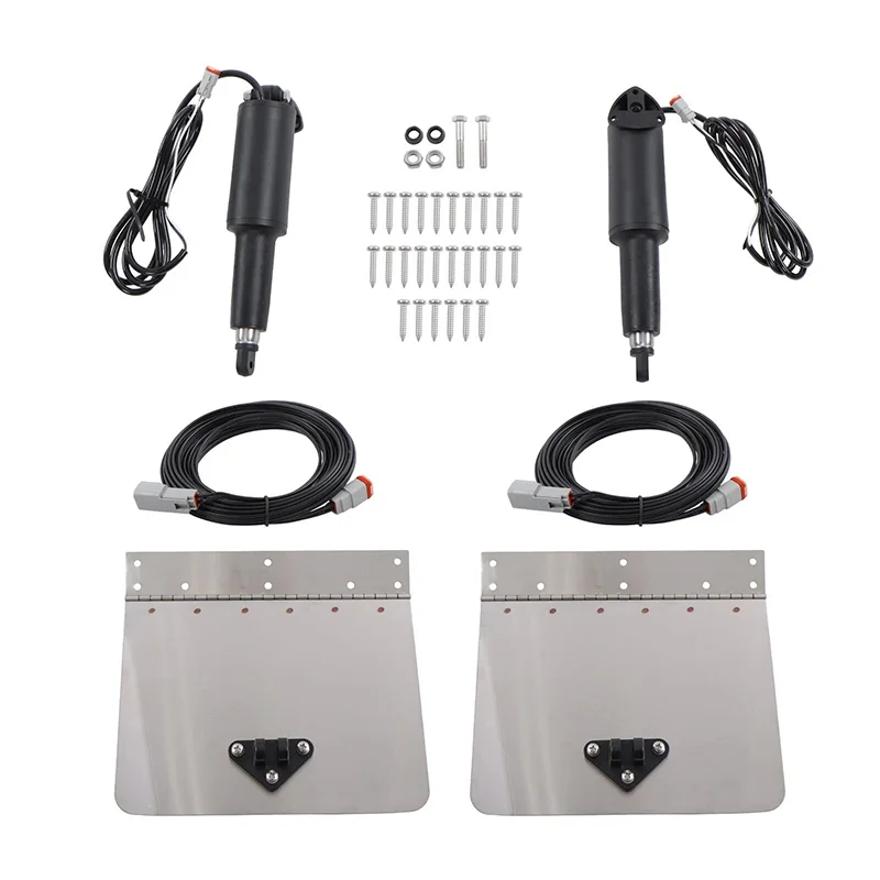 15001-101 Standard Mount Trim Tab Kit For Lenco Boats 16'-25' 12V