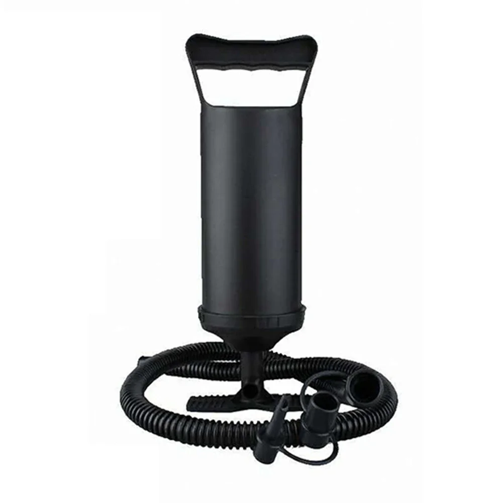 Manual Air Pump PVC Hand Pulled Fast Inflation Two-Way Inflatable Air for Swimming Pools Mattresses Festive Balloon Inflating