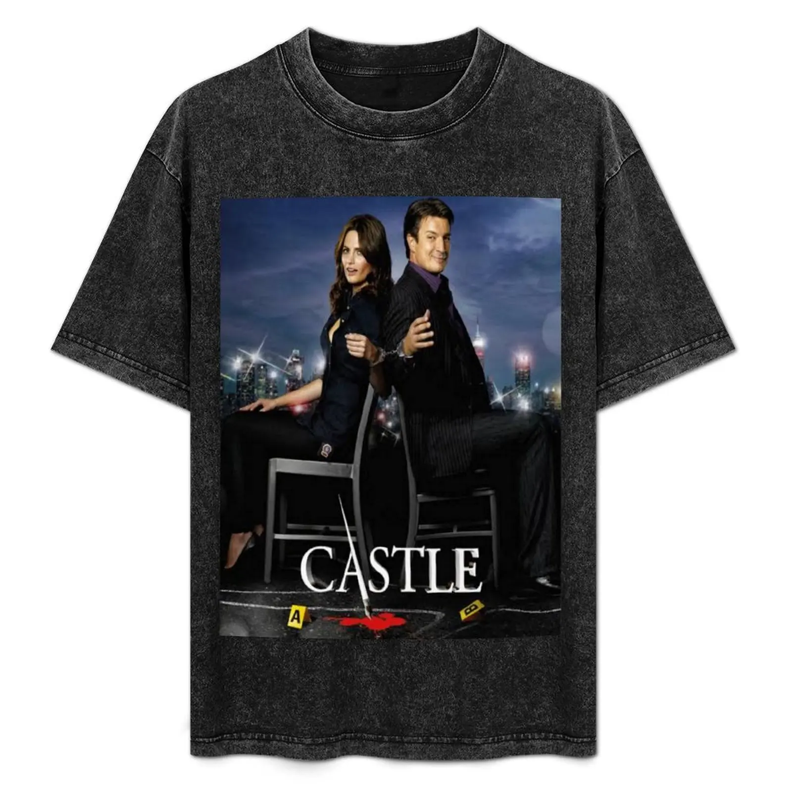 

Castle and Beckett T-Shirt Big Size Crew Neck T-Shirt