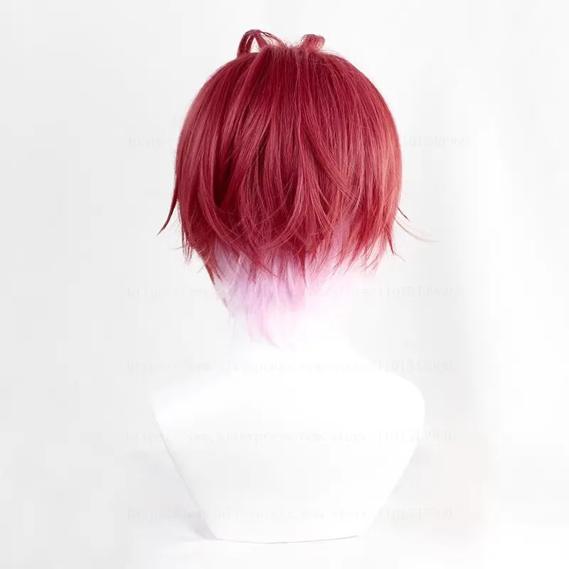 Twisted Wonderland Riddle Rosehearts Cosplay Wig Anime Game Roleplay Party Costume Prop Heat Resistant Synthetic Hair Wigs