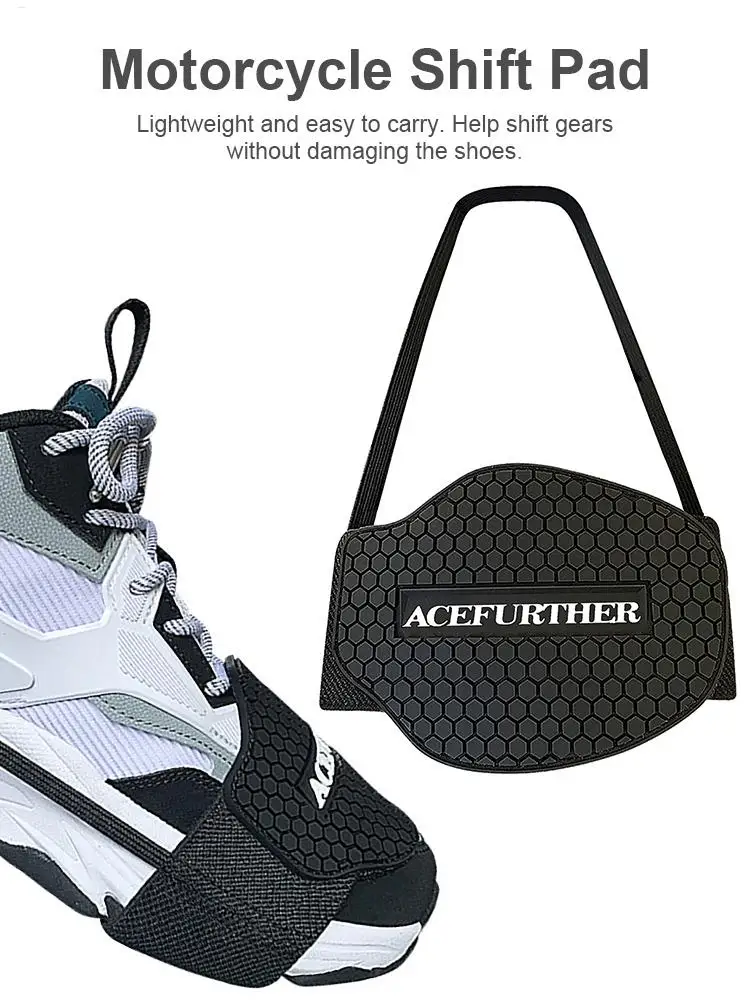 Motorcycle Shift Pad Anti-Slip Gear Shoes Cover Motorcycle Boots Cover Protector Pad Accessories