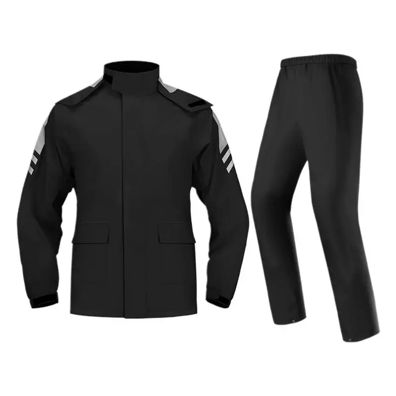 

Eye-Catching Rain Suits Waterproof For Motorcyclist Breathable Reflective Raincoat Lightweight Motorcycle Accessories