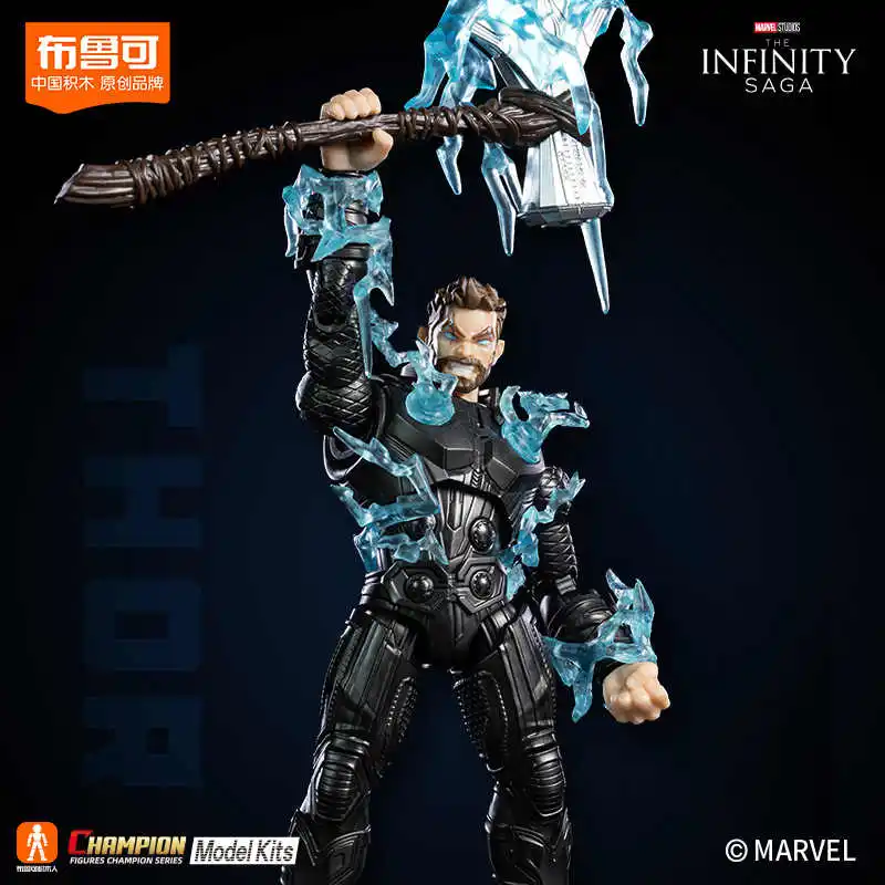 Original Avengers Led Iron Man Mk85 Action Figure Thor ชุดตุ๊กตาประกอบของเล่นผู้ใหญ่ของเล่นสะสมเด็กของขวัญ