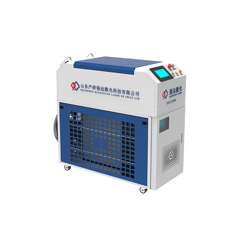 QIANGYUAN 3kw Laser Cleaning Machines Metal Surface Restoration Cleaner for Steel Iron Rust Removing