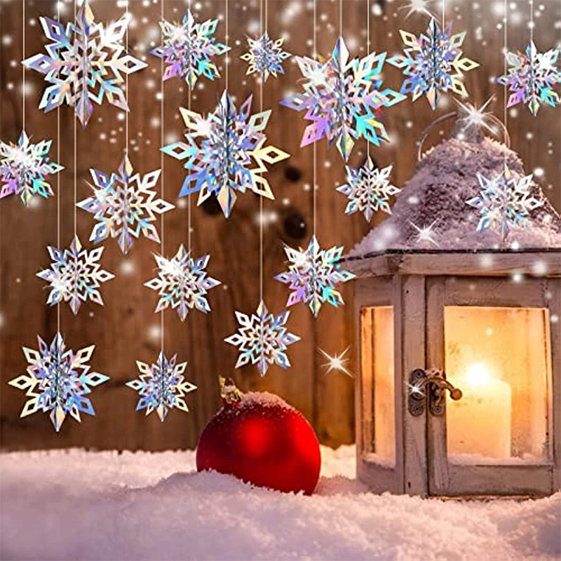 6Pcs Christmas Snow… - image