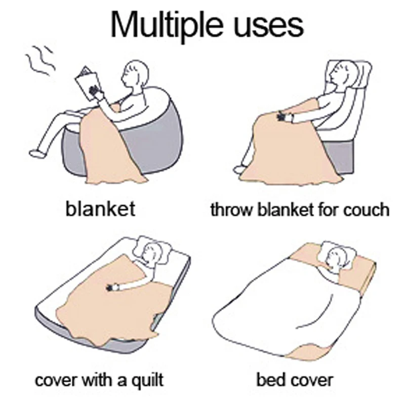 100% Cotton Gauze Blanket 6 Layers Muslin Bed Blankets Lightweight Breathable Sleeping Blanket For Bed and Couch All Season