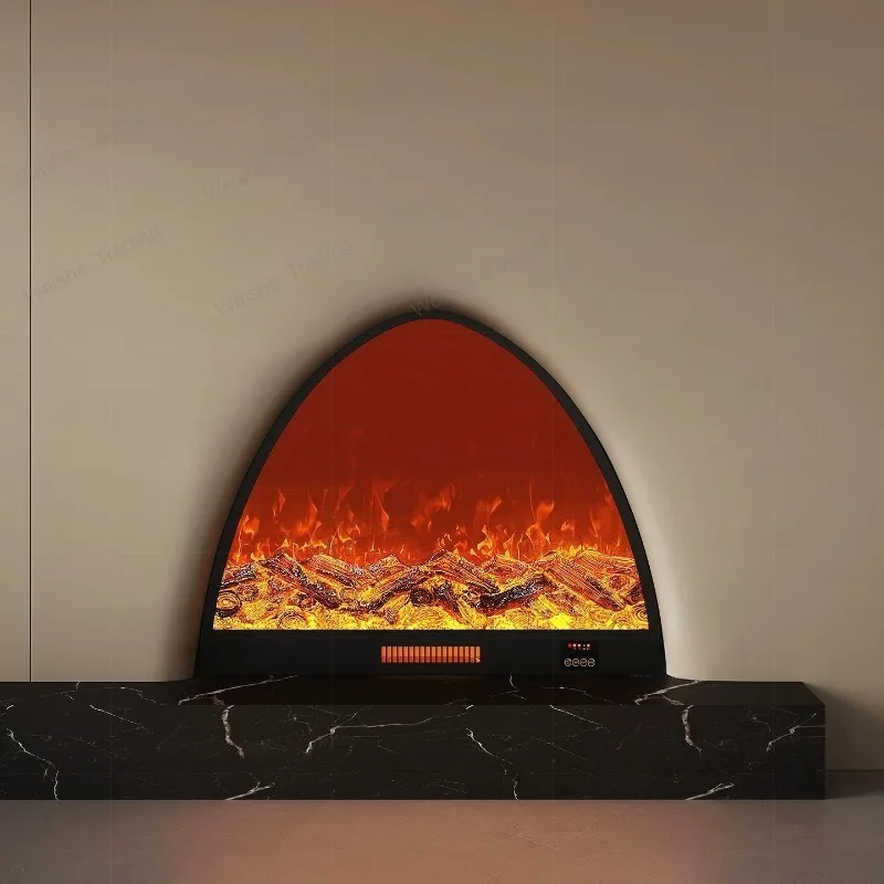 Electronic fireplace core background wall embedded simulation fire heater household