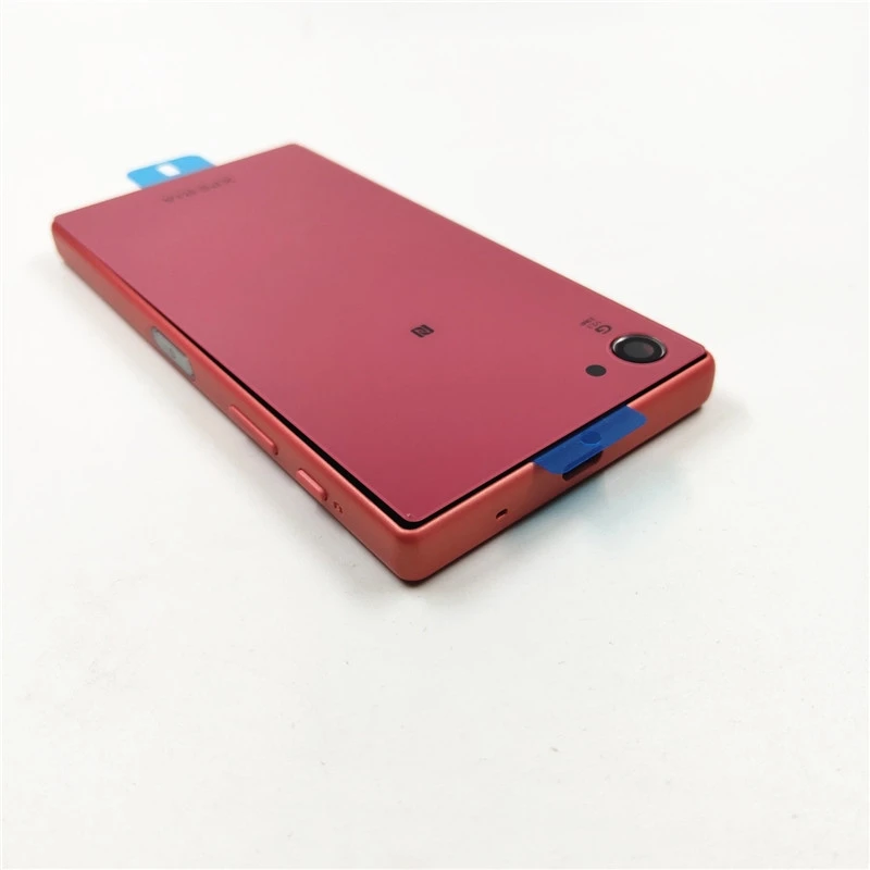 Full Housing Middle Frame For Sony Xperia Z5 Compact E5803 E5823 Battery Door Cover Side Button With Logo