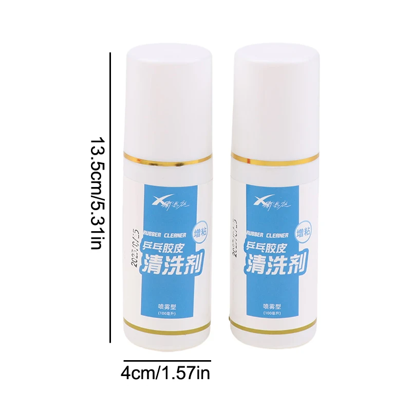100ml Rubber Cleaner Spray Special Cleaning Agent Racquet Wipe Protective Film Edge Protection Strap For Table Tennis Rackets