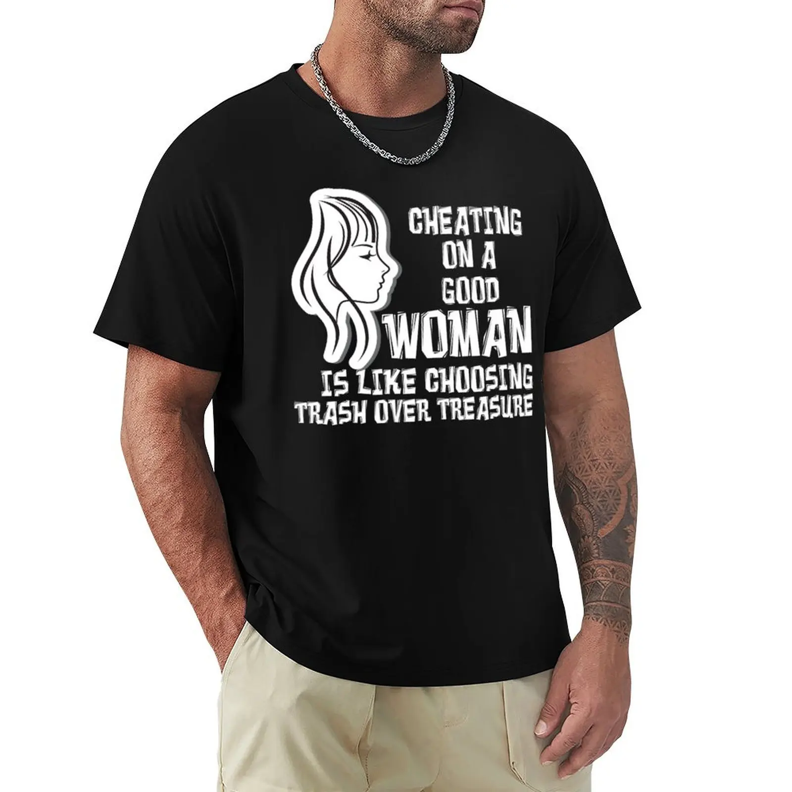 Anti Cheating Cheating T-Shirt Basic Regular Fit Casual T-Shirt