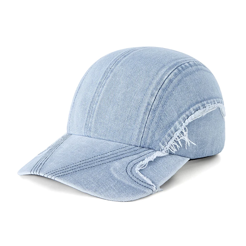 

Baseball Cap Denim Men Women Fit Hat Adjustable Sun Protection Accessory For Golf Holiday Running Sports Outdoor