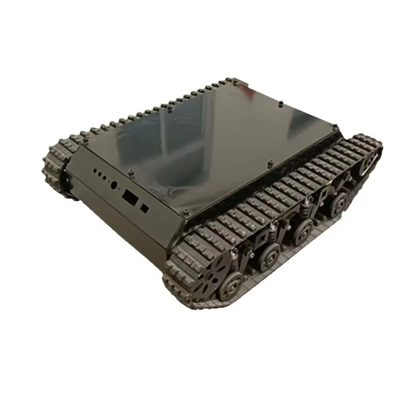 

Small electric intelligent crawler chassis Rubber crawler chassis assembly