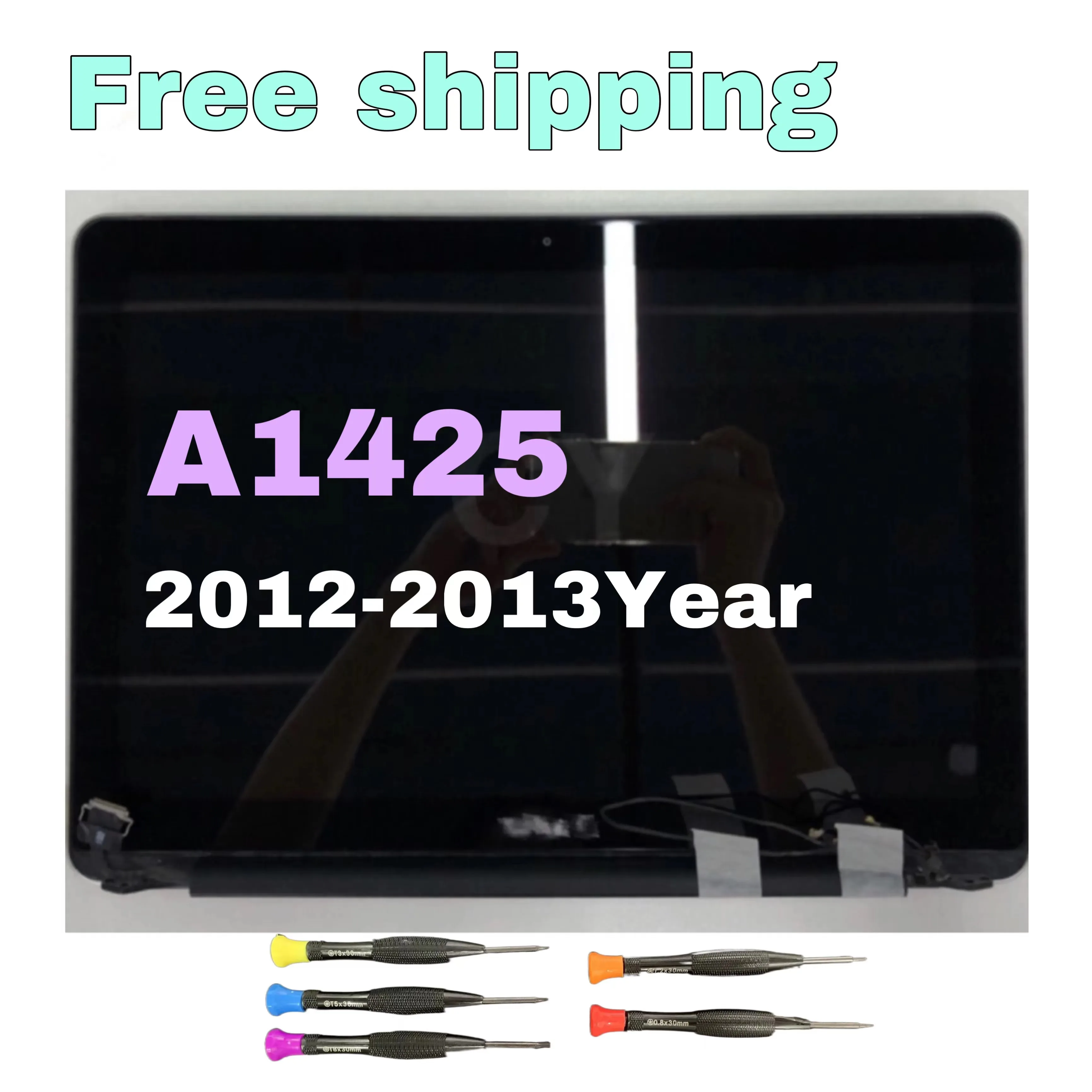 

EMC 2557 2672 новый для Macbook Pro retina 13 .3 "A1425 Полный ЖК-дисплей со светодиодным экраном в сборе Конец 2012 ранние 2013 661-7014 Серебряный