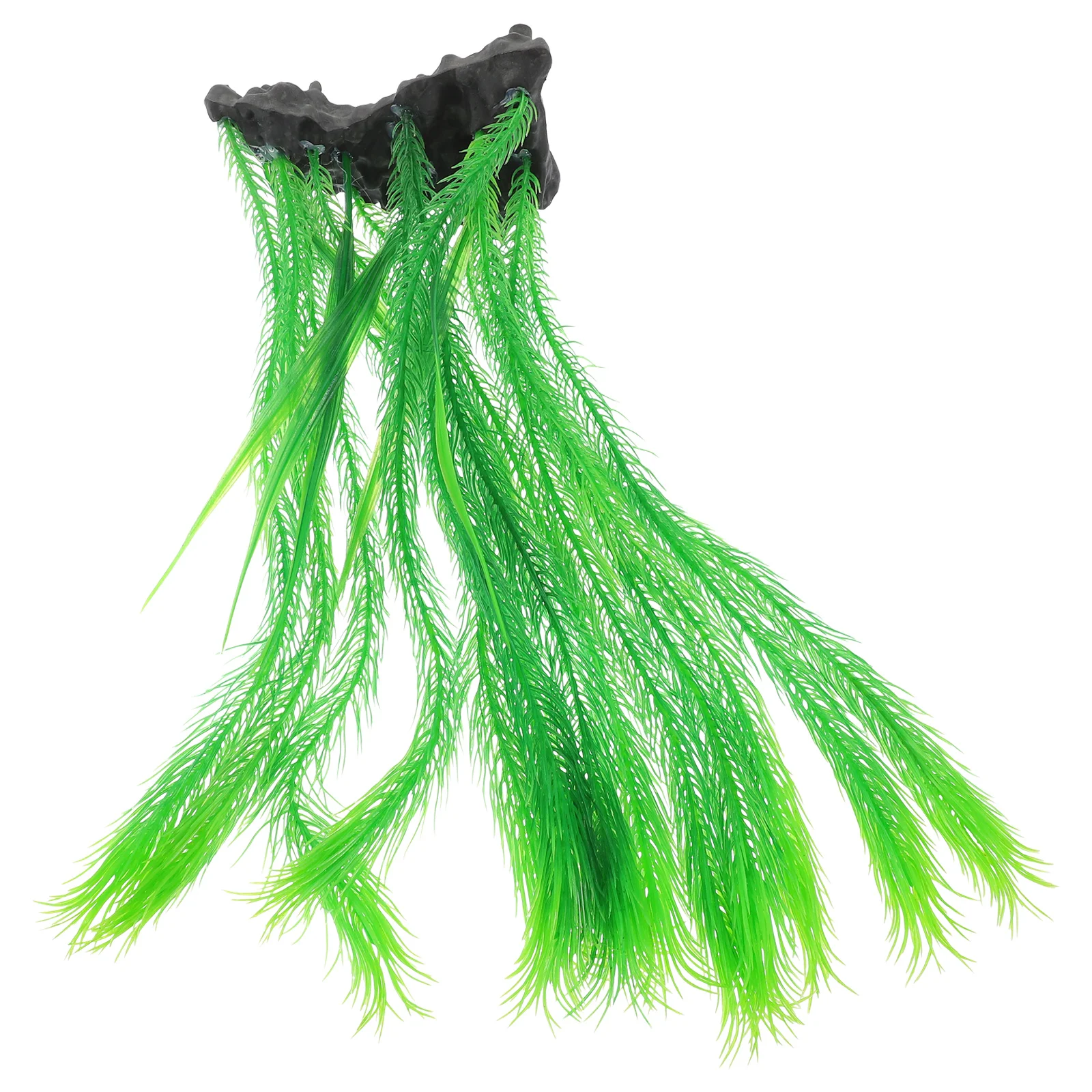 

Fake Aquarium Plants Decor Artificial Aquatic Plant Realistic Simulation Watermifoil Lightweight Compact Resin Base