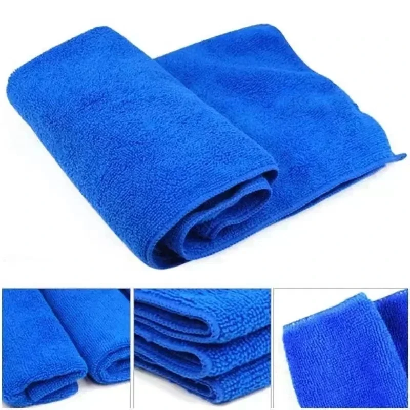 Lint‑Free Reusable Microfiber Cleaning Cloths, Super Absorbent Cleaning Towels for Car and Window Washing