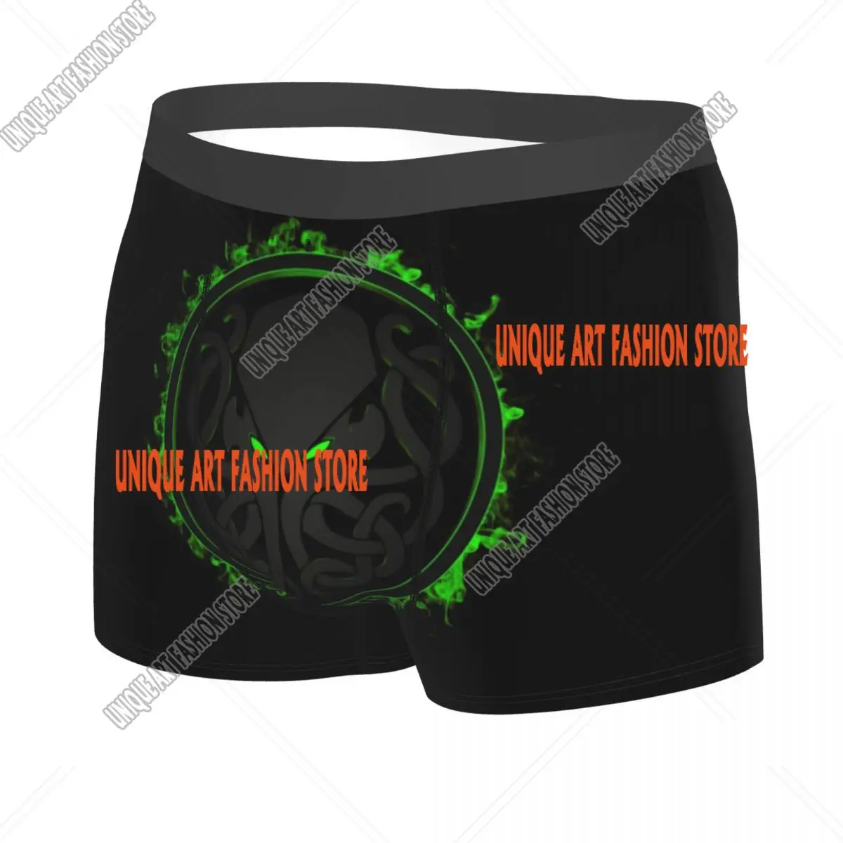 Benutzerdefinierte The Call Of Cthulhu Unterwäsche Männer Atmungsaktive Monster Boxer Briefs Shorts Höschen Weiche Sexy Unterhose