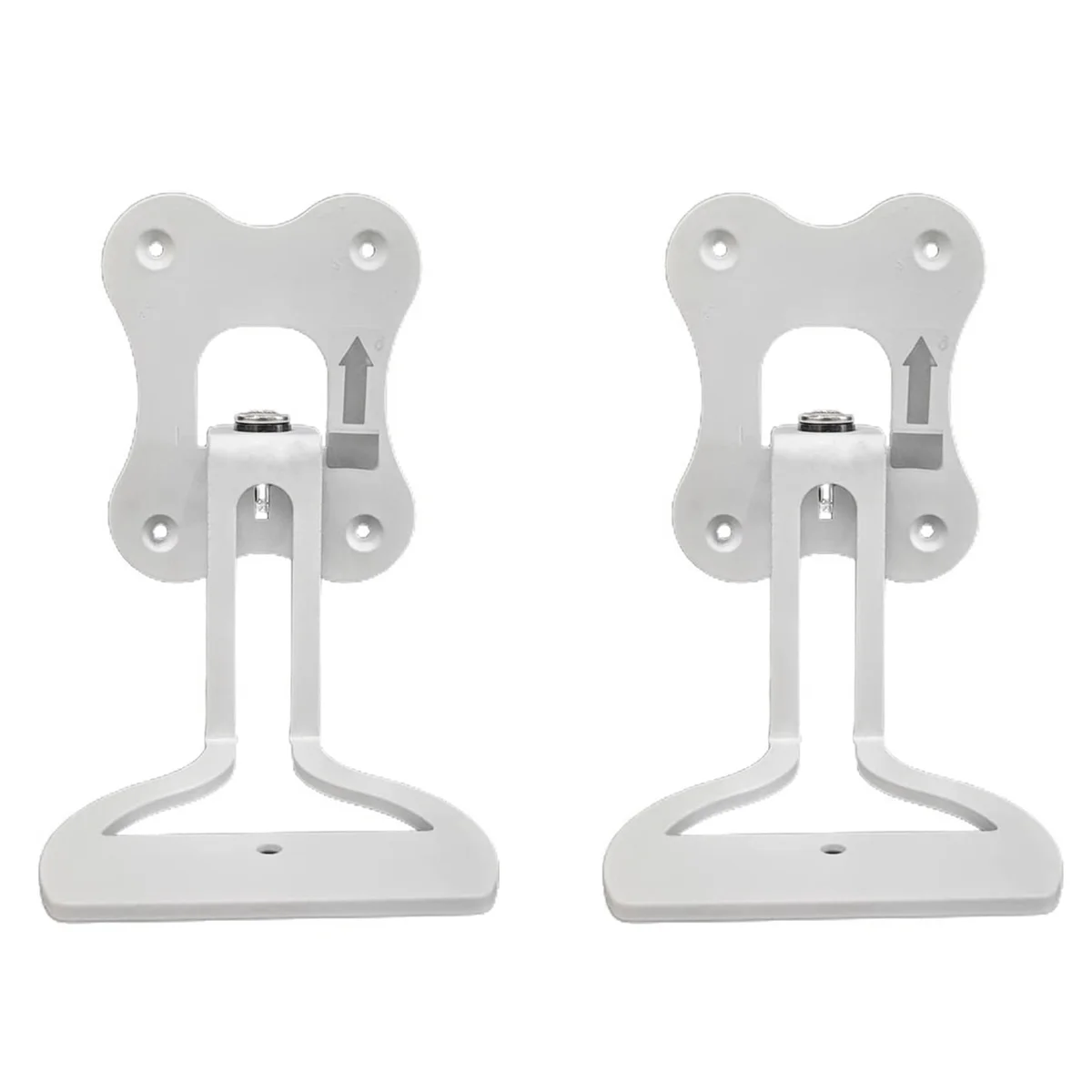 Металлическое настенное крепление для динамика SQPP-2X для беспроводного динамика Sonos Era 100, регулируемый настенный держатель для Sonos Era 100 (белый)