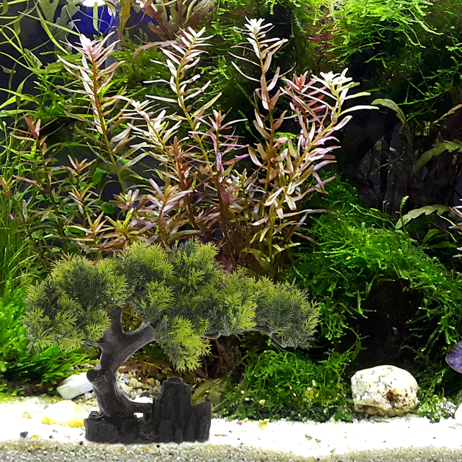 

Aquarium Plant Decor Lifelike Artificial Aquatic Plants For Fish Tank Freshwater Aquarium Decorations Fish Bowl Accessories