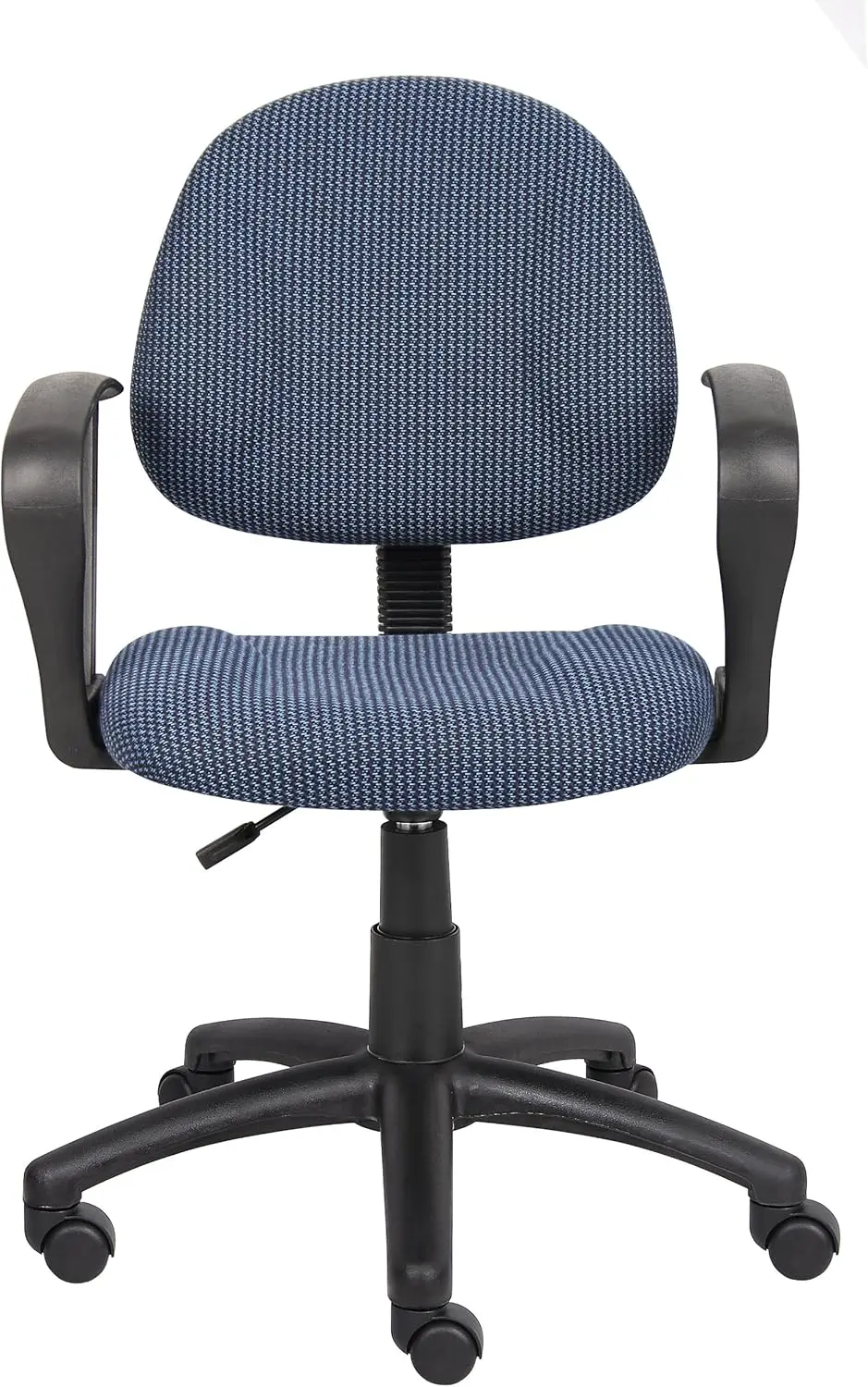 Sedia operativa In tessuto Delux con postura perfetta con anello A In blu