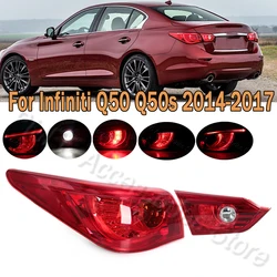 Rear Tail Light Brake Lamp Turn Signal Light Tail Lamp Assembly For Infiniti Q50 Q50s 2014 2015 2016 2017 265504HB0B 265504HB0A