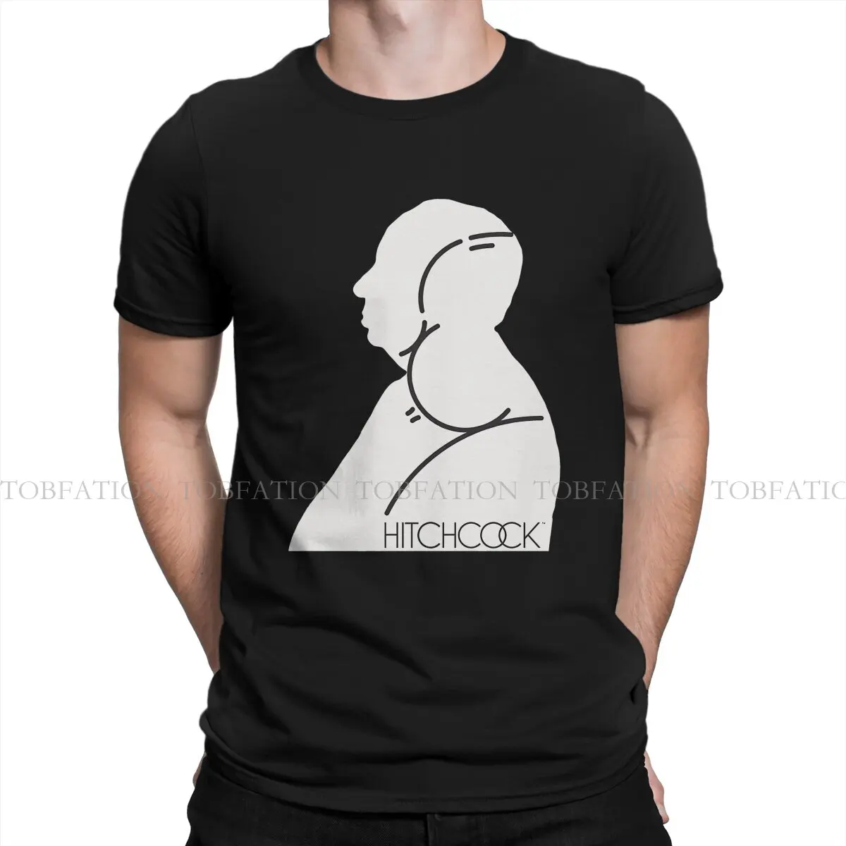 Hitchcock Alfred Hitchcock Men T Shirt Cotton Alternative O-Neck Tee Shirt Harajuku Streetwear