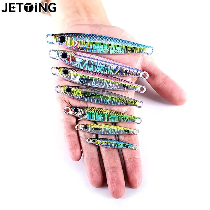 3D Print Tungsten Lure Fishing Jig 10g 20g 30g 40g 60g 80g 100g120g Jigging Lure Peche Spoon Cast-Jig Tungsten For Fishing Lures