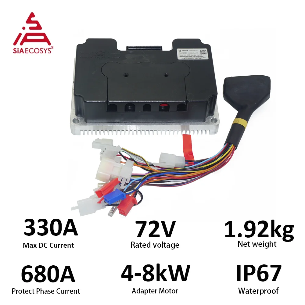 Fardriver Controller Fardriver ND72680 Carro Electrico Adullto For Electric Motorcycle 330A Controller