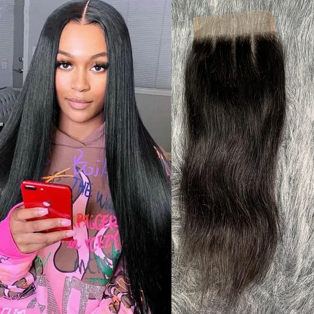 Lace Frontal Closure Transparent Lace Front Closure Human Hair Braizlian Remy Hair Natural Color Only Closure 100% Hand Tied DD