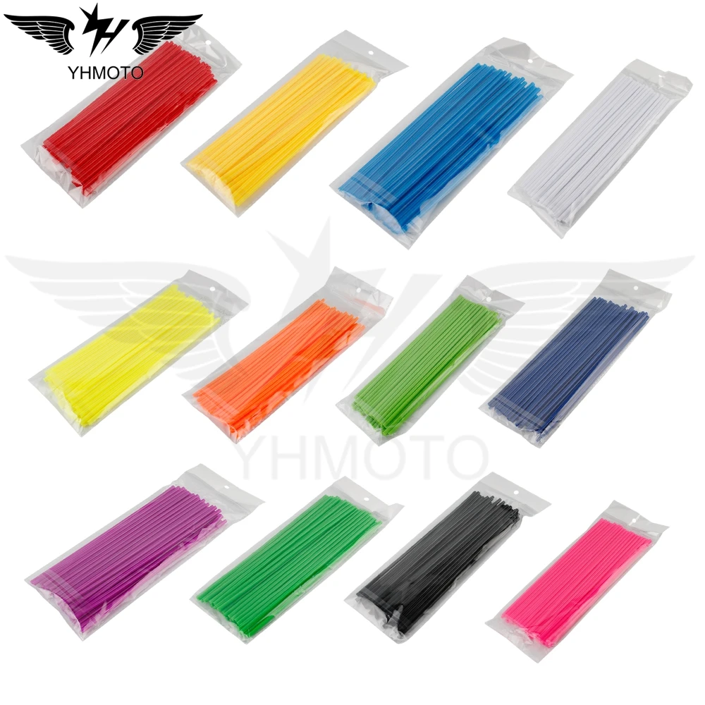 Spoke Skins Spoke Covers For Motocross Bicycle Bike 12 Colors 24CM  Trim Wrap Cover Decoration Protector Pipe