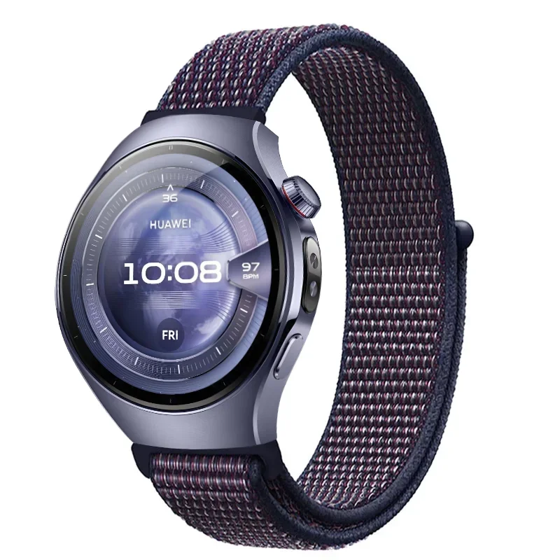 Cinturino in nylon da 18 mm per Huawei Watch 5/ GT5 Pro 42 mm cinturino traspirante moda per Huawei Watch GT5 GT4 cinturino da 41 mm