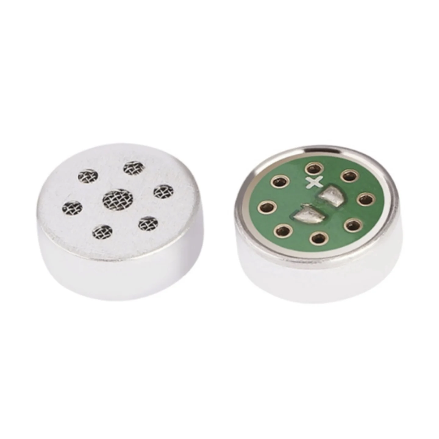 100 Pcs 14mm Electret Condenser Microphone Capsule Gold-Plated Diaphragm Unidirectional Noise Cancelling Mic for Wireless Mic