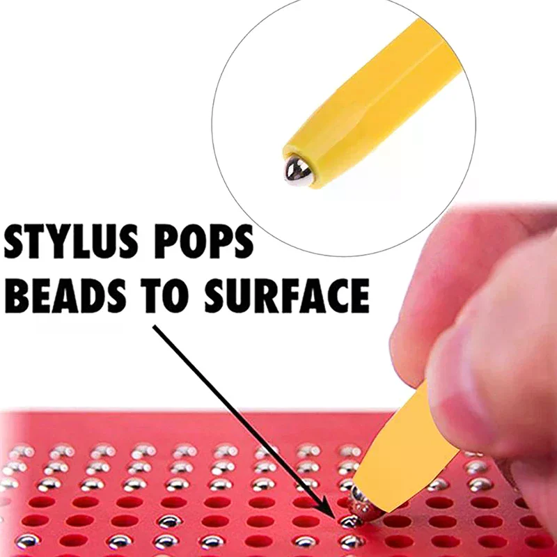 1/3Pcs Pen Board Pens Drawing Writing Toy Replacement Kids Painting Stylus Dots Doodling Toddler Fidget Tablet Reusable