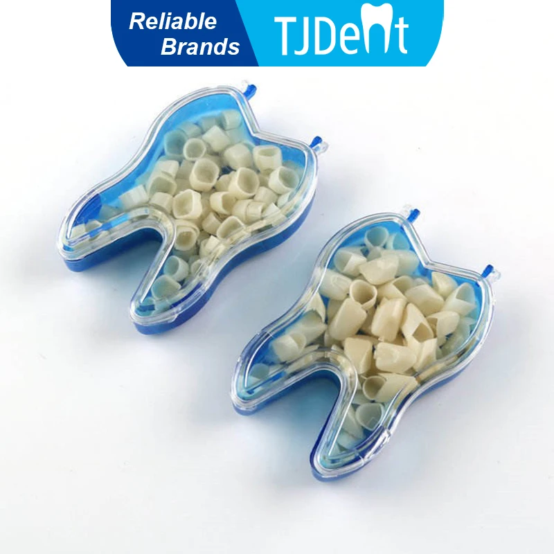 TJDent Dental Resin Temporary Crown Kit Anterior Molar Posterior Teeth Veneers Dentistry Material Tooth Whitening Tools