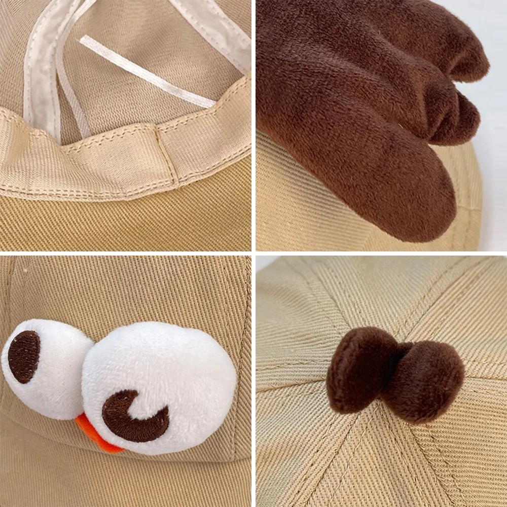 

Cute Cartoon Fisherman's Cap Sunscreen and Shading Funny Sunshade Caps Versatile Women Hat Bucket Hat