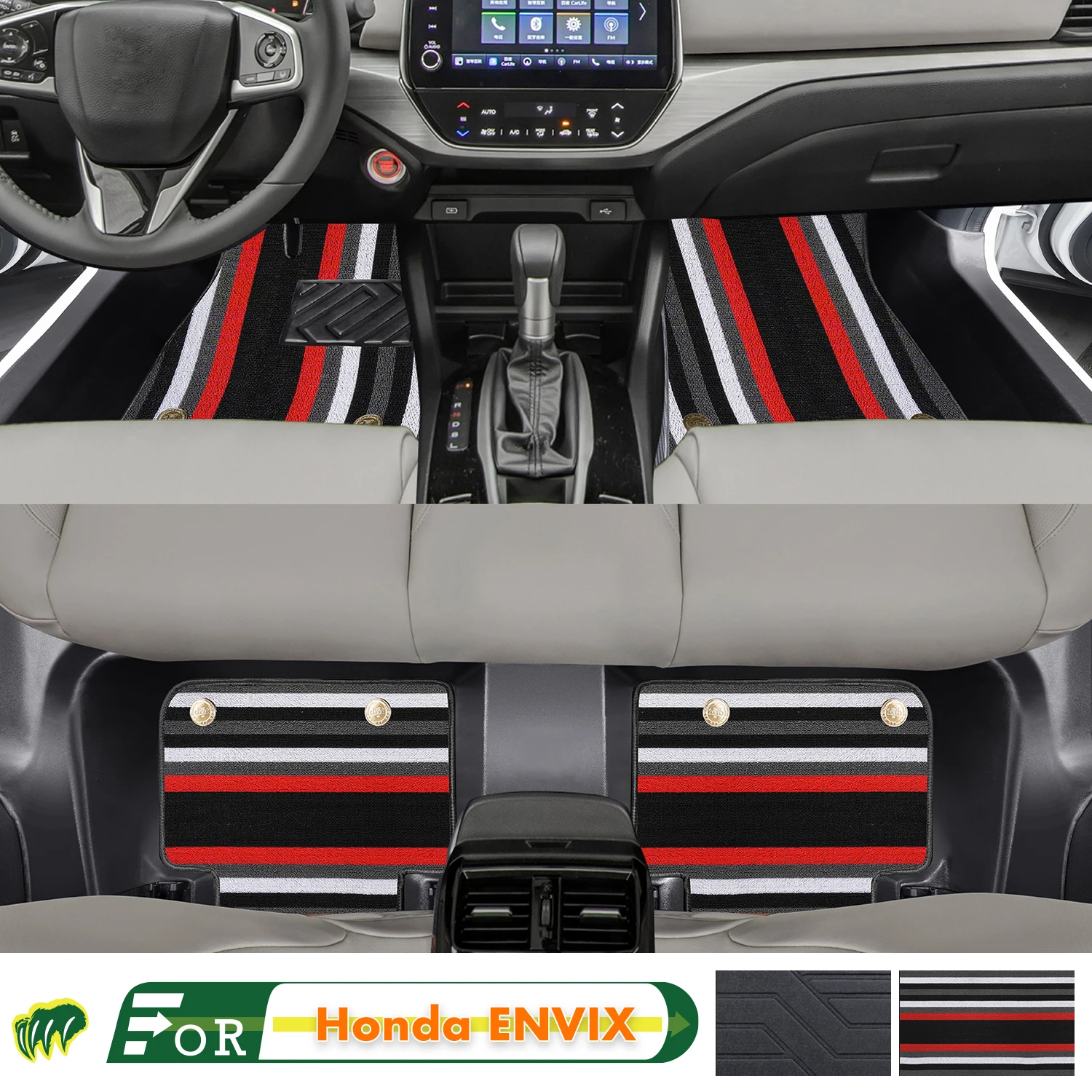 

Left-hand Drive Car Floor Mat For Honda ENVIX 2019-2022 Full Surround Foot Mat Automotive Floor Mat Interior Floor Liner