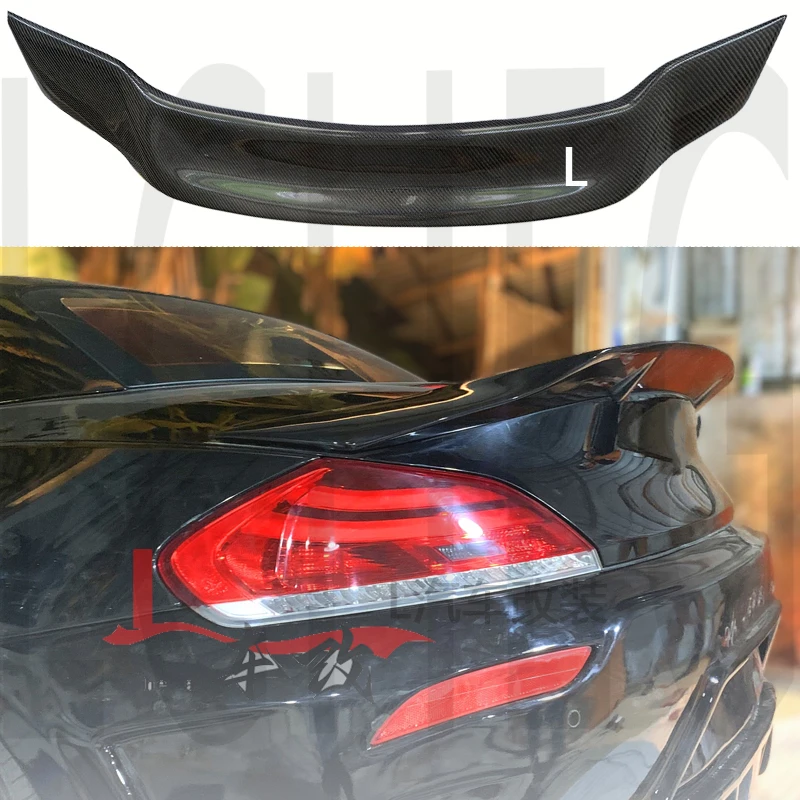 

Для BMW Z4 E89 R Style FRP Materia Черный карбон Задняя крышка багажника Автомобильные крылья Ducktail Губный спойлер Аксессуары подходят 2009-2015