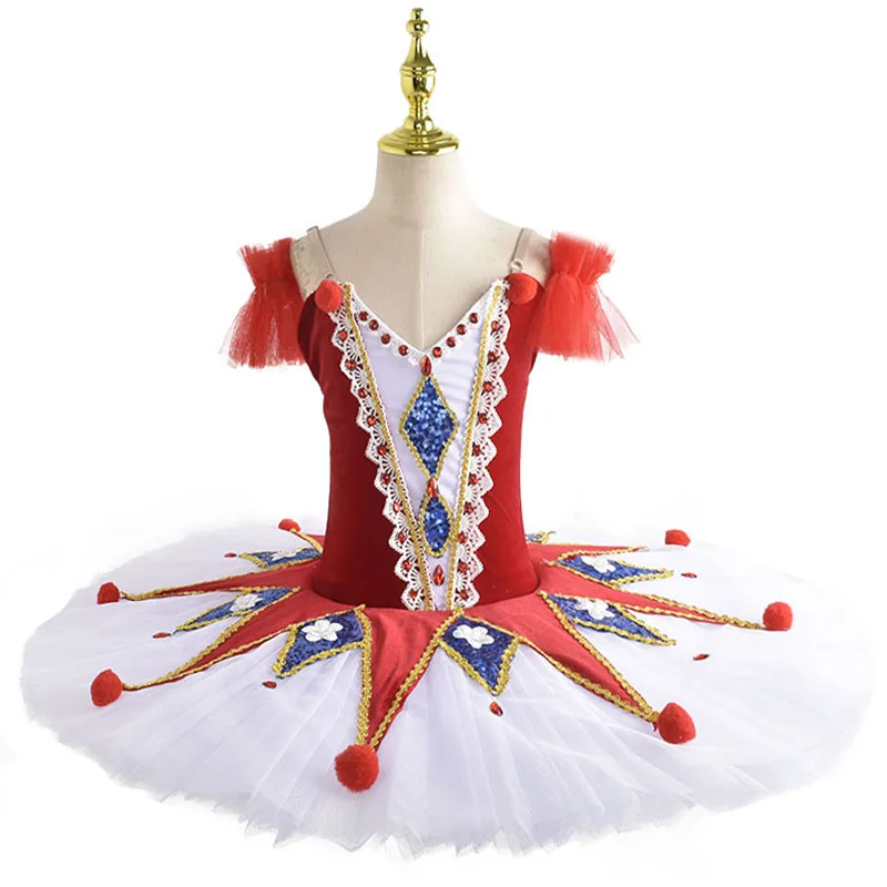 

Professional Ballet Tutu Child Kids Girls Adults Pancake Tutu Giselle Paquita Ballet Costume Women Ballerina Party Dress Girls