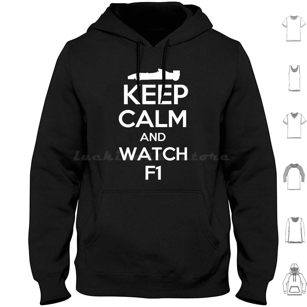 Keep Calm And Watch Hoodies Long Sleeve Racing Race Car Cars Speed Motorsport Race Car Sports Car Wheels Ride Drive